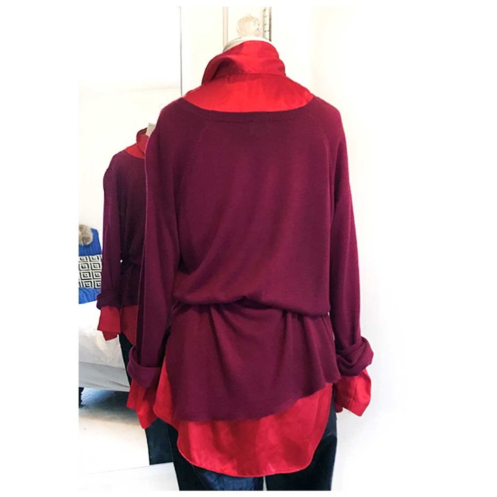 [ CUPIO ] Pull Over Raglan Sweater - Picture 4 of 9